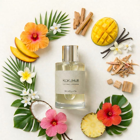 Paradise Garden koku karakteriyle benzer hindistan cevizi ve ferah yesil nota yapisina sahip Doros kalitesiyle uretilen KokuHub nis parfum