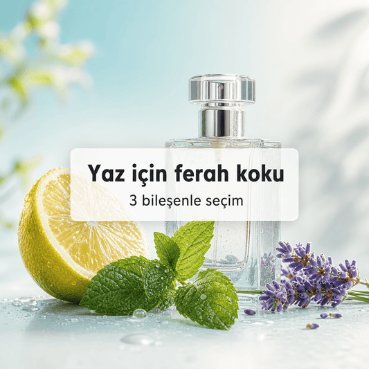 Yaz için ferah koku: 3 bileşenle seçim