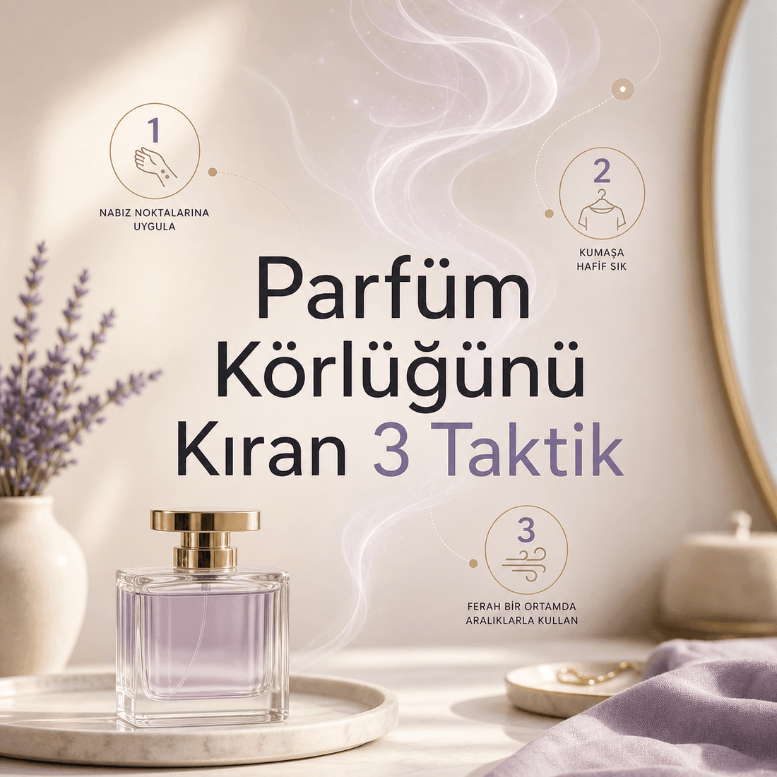 Parfüm körlüğünü kıran 3 uygulama taktiği