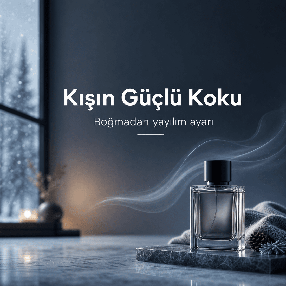 Kışın güçlü koku: boğmadan yayılım ayarı