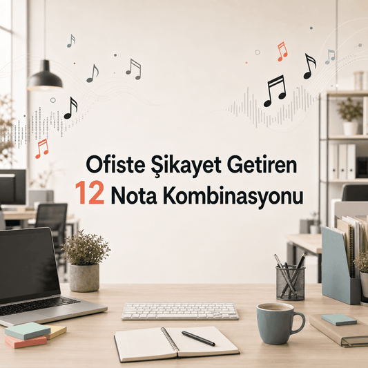 Ofiste şikayet getiren 12 nota kombinasyonu