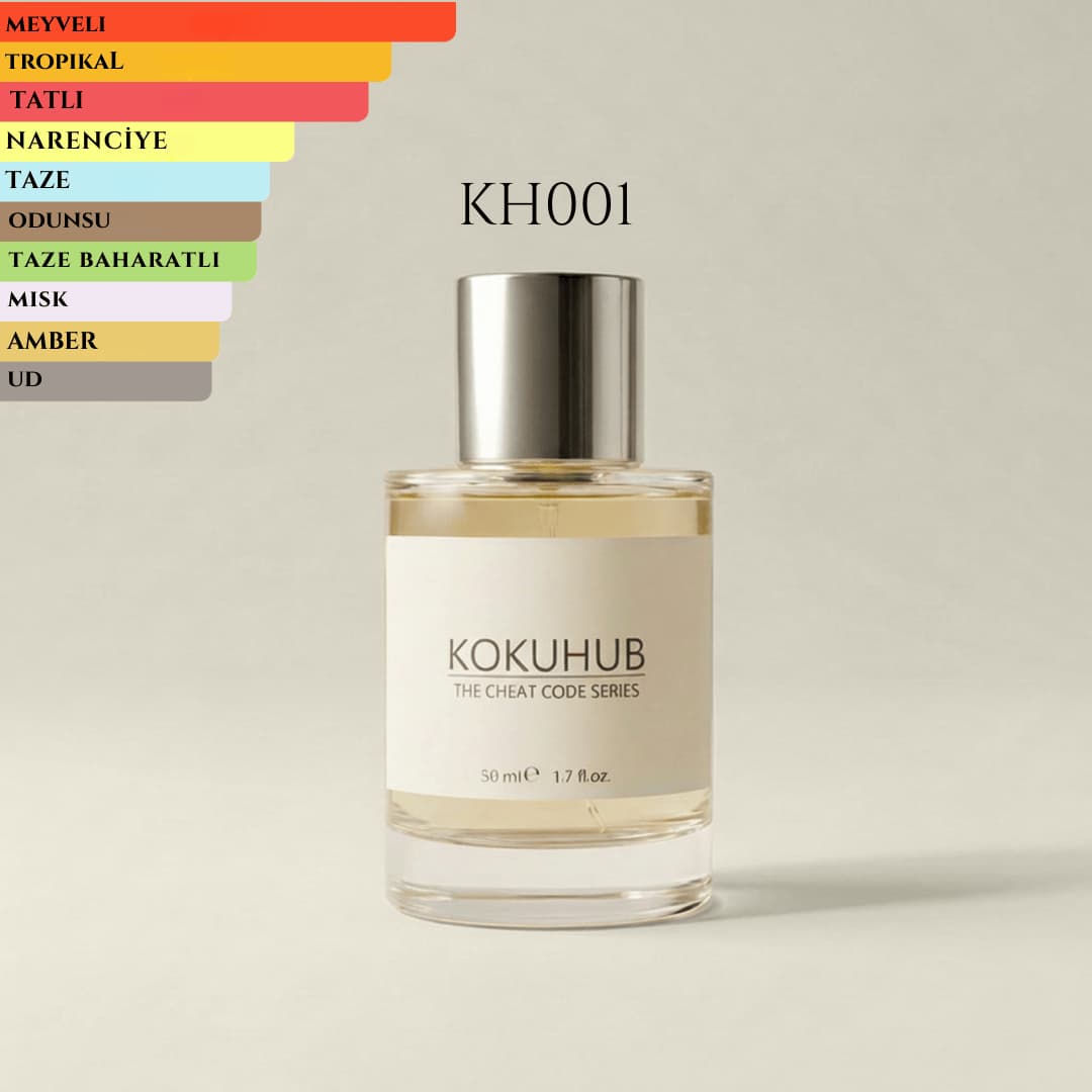 KokuHub KH001 - God of Fire Tarzını Sevenlerin Beğeneceği Mango ve Oud Notalı Karakterli Parfüm Görseli, doros parfüm