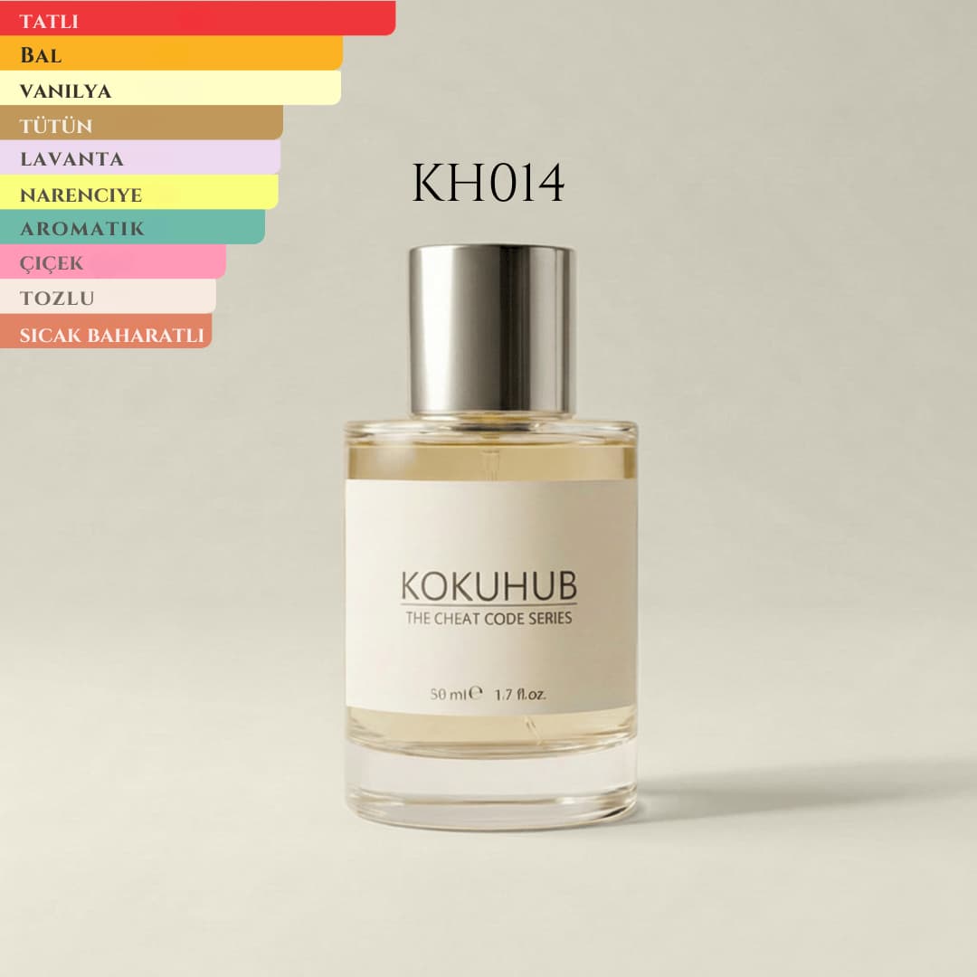 KokuHub KH014 - Naxos Tarzını Sevenlerin Beğeneceği Ferah ve Maskülen Tütsülü Karakterli Erkek Parfümü Görseli.