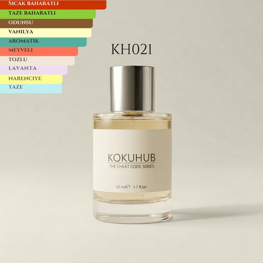 KokuHub KH021 - Layton Tarzını Sevenlerin Beğeneceği Elma ve Baharat Notalı Şık Erkek Parfümü Görseli