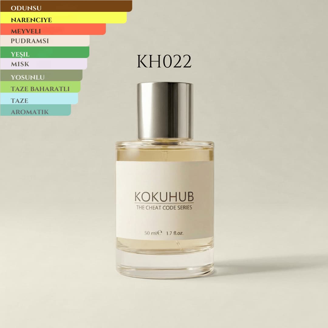 KokuHub KH022 - Greenley Tarzını Sevenlerin Beğeneceği Yeşil Elma ve Ferah Karakterli Parfüm Görseli.
