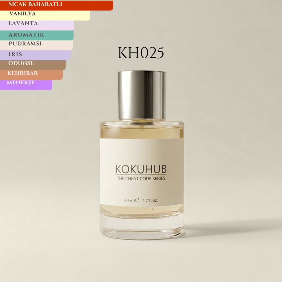 KokuHub KH025 - Le Male Le Parfum Tarzını Sevenlerin Beğeneceği Kakule ve Lavanta Notalı Karakterli Erkek Parfümü