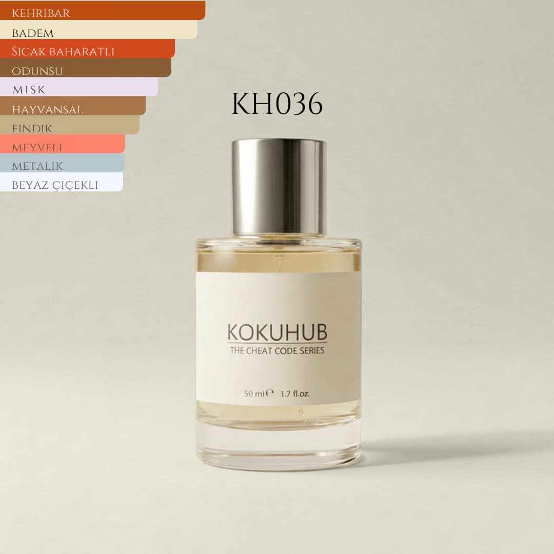 KokuHub KH036 - Baccarat Rouge 540 Tarzını Sevenlerin Beğeneceği Safran ve Amber Notalı Karakterli Parfüm