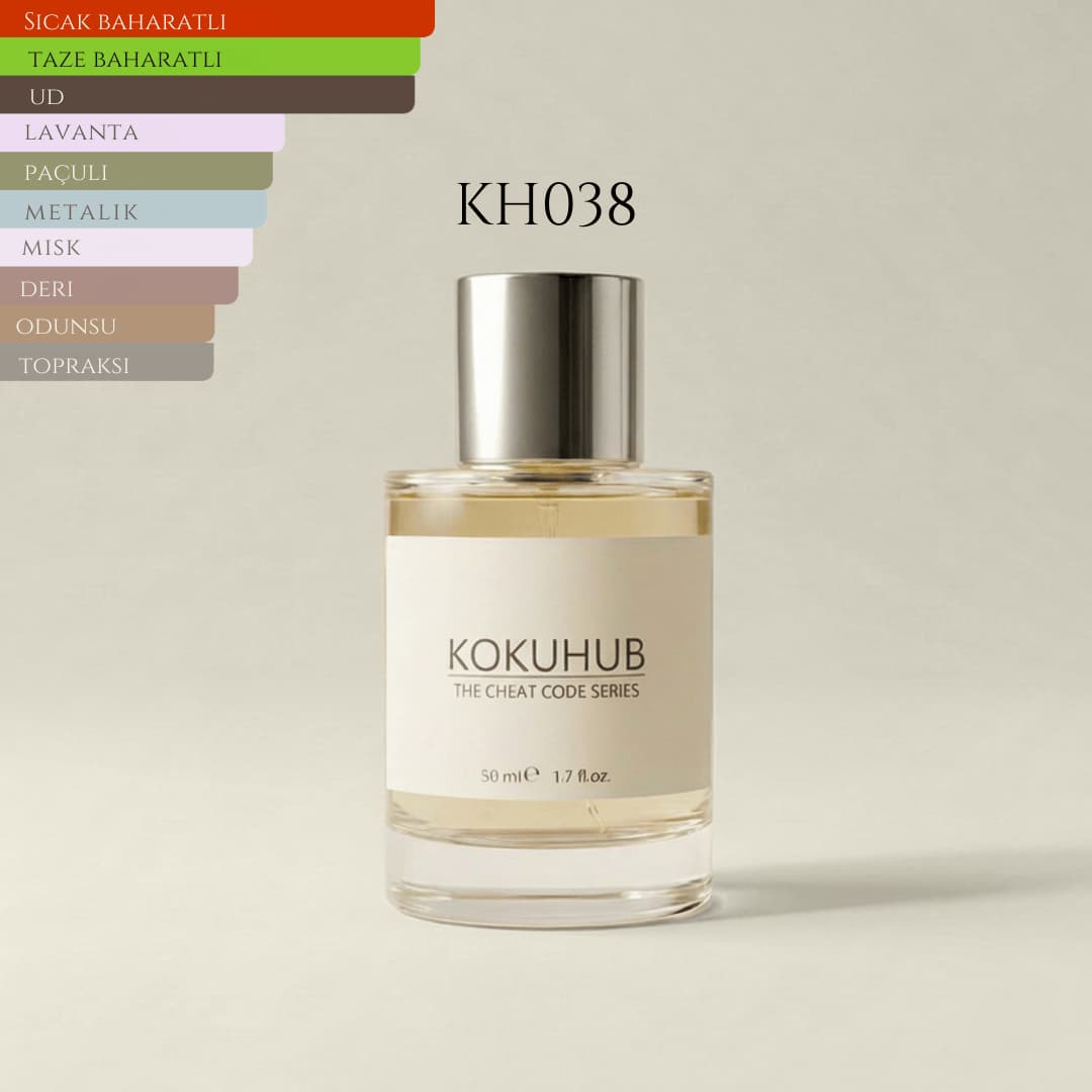 KokuHub KH038 - Oud For Greatness Tarzını Sevenlerin Beğeneceği Ud ve Baharat Notalı Karakterli  Parfüm