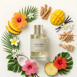 Paradise Garden koku karakteriyle benzer hindistan cevizi ve ferah yesil nota yapisina sahip Doros kalitesiyle uretilen KokuHub nis parfum